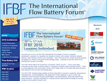 Tablet Screenshot of flowbatteryforum.com